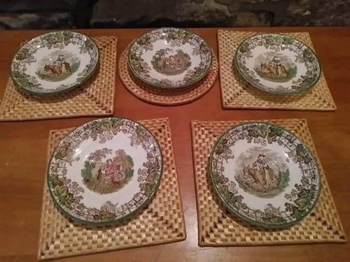Copeland spode byron saucers - spode,