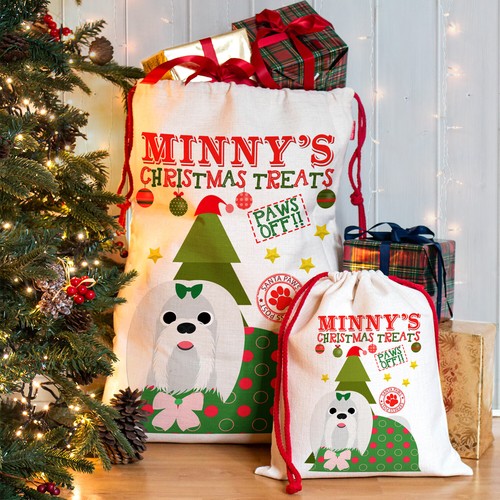 Maltese christmas sack - maltese,