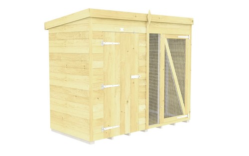 Dog kennel run - kennel, &