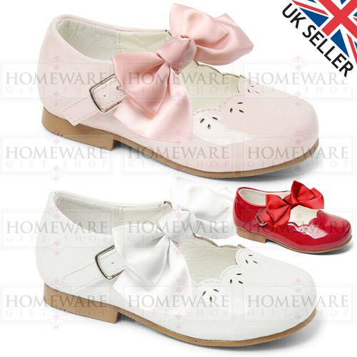 Girls spanish style bow shoes - girls,