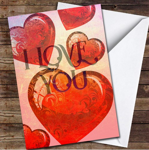 Vintage style hearts - vintage,