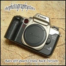 Eye Control Canon EOS 50E QD Working AF 35mm SLR Film Camera Rare Quartz Date