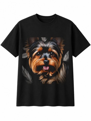 Yorkshire terrier with - yorkshire,