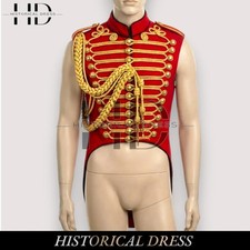 Men's Red Hussar Military