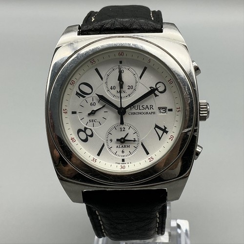 Pulsar mens watch 39mm silver - pulsar,