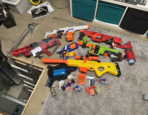 Nerf foam dart blasters - nerf,