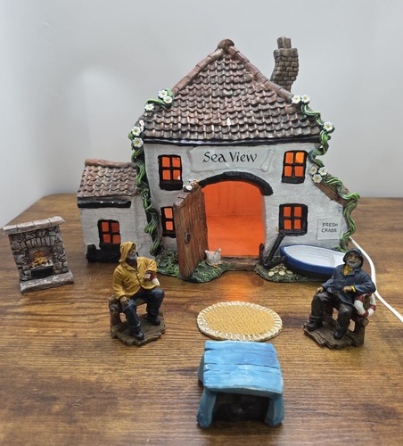 Fishermans cottage table lamp - table,