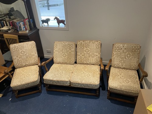 Ercol furniture3 piece suite - ercol,