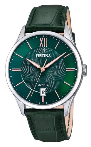 Festina classics leather strap - festina,