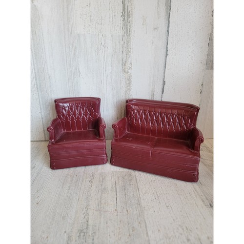 Sindy 1978 couch arm - , red