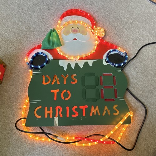 Lighted santa claus days - claus,