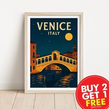 Venice Travel Poster, Travel