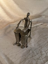 VINTAGE African Folk Art Metal