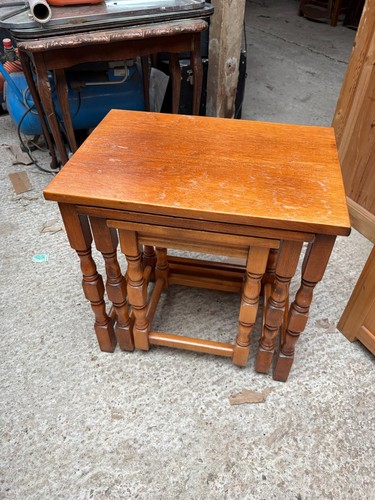 Nest tables brown wooden - nest, 3