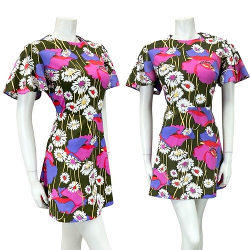 Vtg 60s 70s green white - 60s,