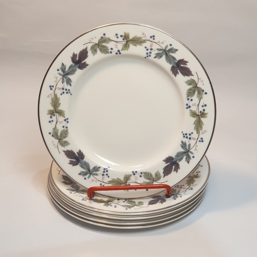 Royal doulton burgundy set - set, of