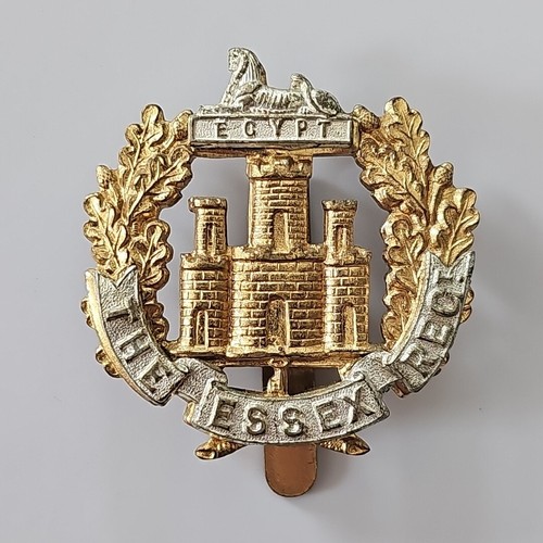 Essex regiment egypt cap badge - essex,