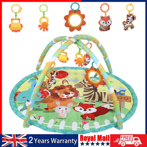 Animal baby gym rack - baby, mat