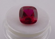 Ruby Red Corundum #5 Cushion