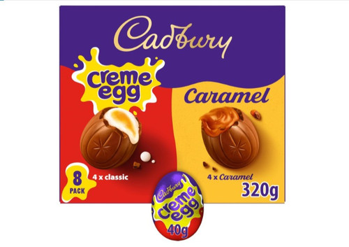 Cadbury crème and caramel - cadbury,
