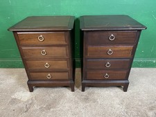 Pair Stag Minstrel 4 Drawer