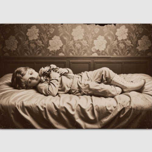 Boy child photo print post - child,