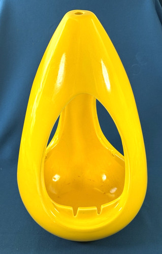 Vtg tall yellow hanging - vtg,