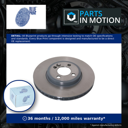 Brake discs pair vented - discs,