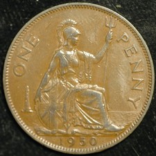 Penny 1950 1951 1953 Scarce