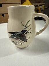 Vintage Brixham Pottery Dawlish Kingfisher Birds British Wildlife Jug 1950's