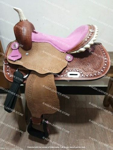 Western leather barrel - western,