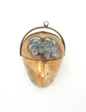 Antique, VICTORIAN, BRASS EGG