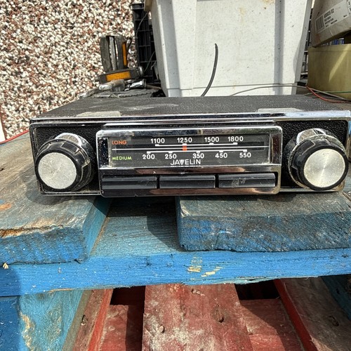 Vintage javelin car - vintage, radio