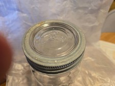 Vintage Glass Canning Lid With