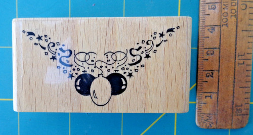 Balloons rubber stamp - balloons,