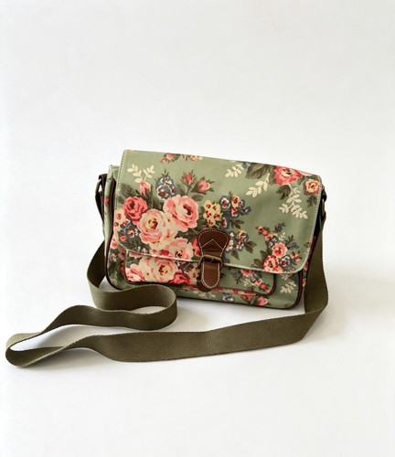 Vintage floral messenger bag - messenger,