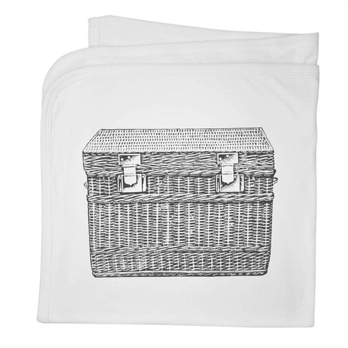 Vintage wicker basket cotton - 'vintage, basket'
