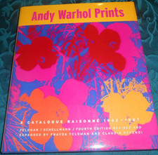Andy Warhol Prints Catalogue Raisonne 1962-1987 Hardback Book