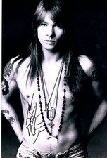 Axl Rose - Guns N Roses Signed
