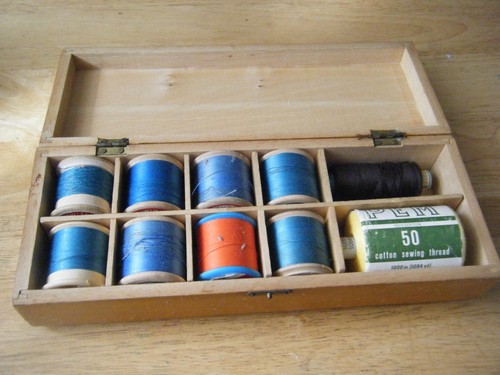 Vintage wooden box selection - &,