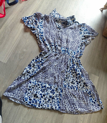 Primark blue white floral - primark,