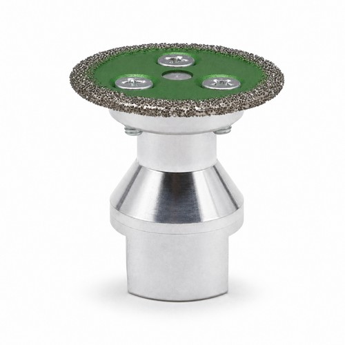 Brazed diamond carving - brazed, disc