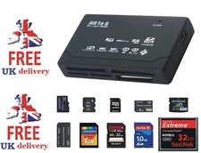 Memory Card Reader All in One 1 USB Adapter SD SDHC Mini Micro M2 MMC XD CF MS