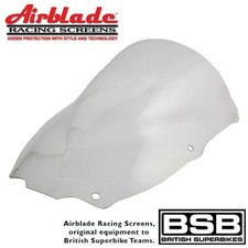 Airblade Race Screen To Fit Kawasaki ZX-6R Ninja 00-02 Clear Double Bubble