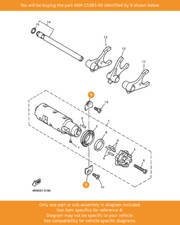 YAMAHA Plate, Bearing Cover