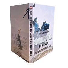 2025 UK 50p Coin Hunt Collector Album Folder Snowman double date Kew Gardensk