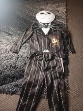 The Nightmare Before Christmas Jack Skellington Fancy Dress Costume Age 7-8 Yrs