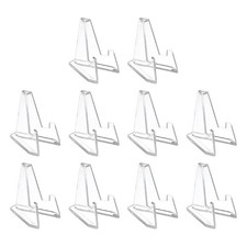 10pcs Acrylic Easel Stand Pocket Watches Capsule Challenge Coin Display Holder