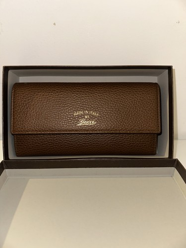 Gucci brown swing continental - gucci,