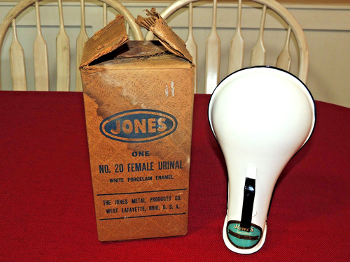 Vintage female urinal jones - female,